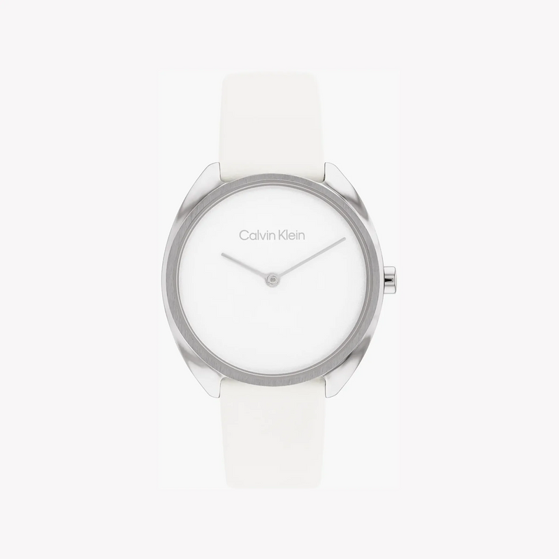 Ck Calvin Klein Women's Silver/White Watch | 25200274 by i-watch