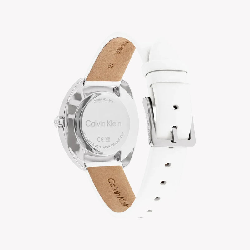 Ck Calvin Klein Women's Silver/White Watch | 25200274 by i-watch