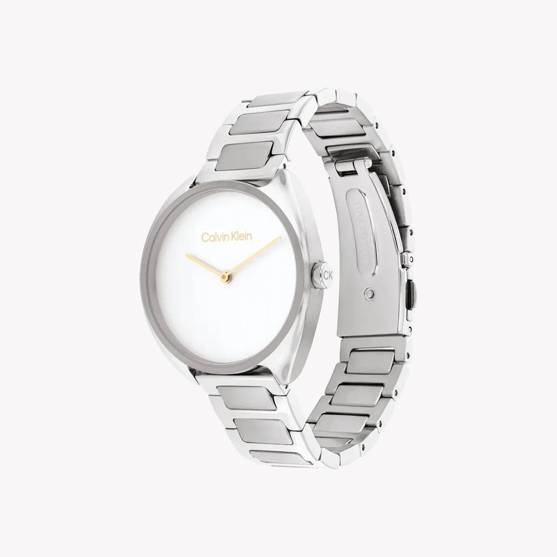 Ck Calvin Klein Women's Silver Watch | Model 25200275 by i-watch