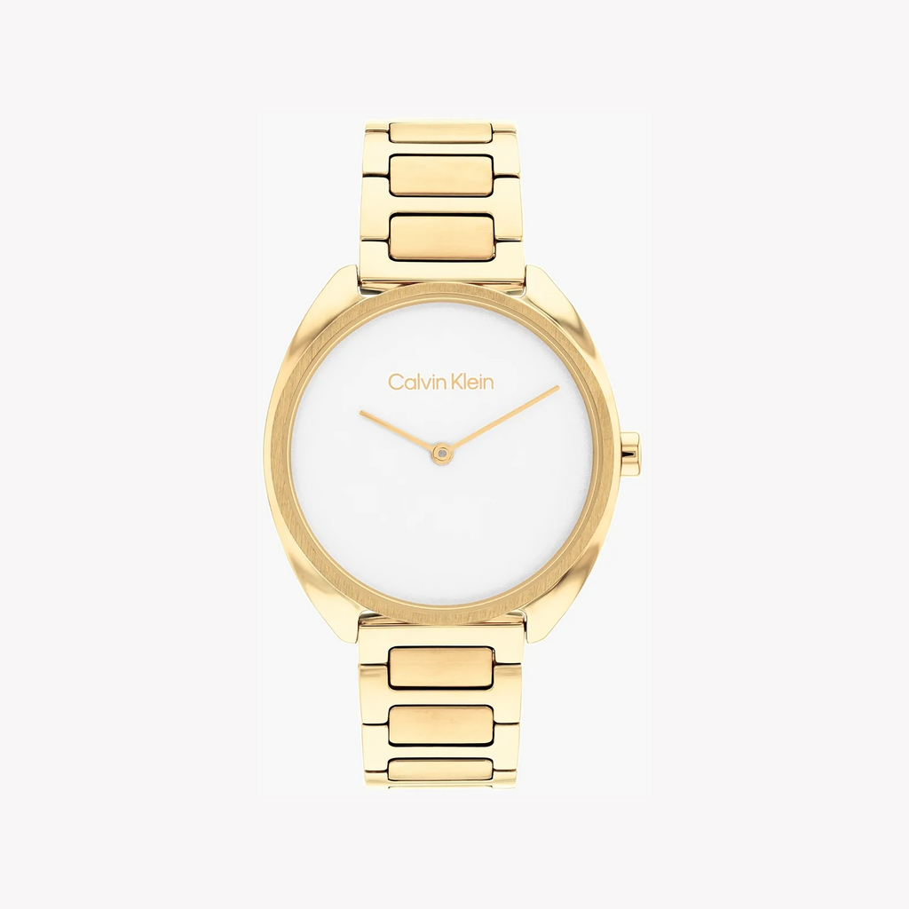 Ck Calvin Klein Women's Gold Quartz Watch | 25200276