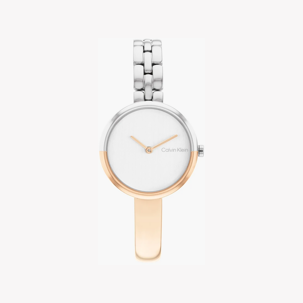 Ck Calvin Klein Women's Silver & Rose Gold Watch | 25200281