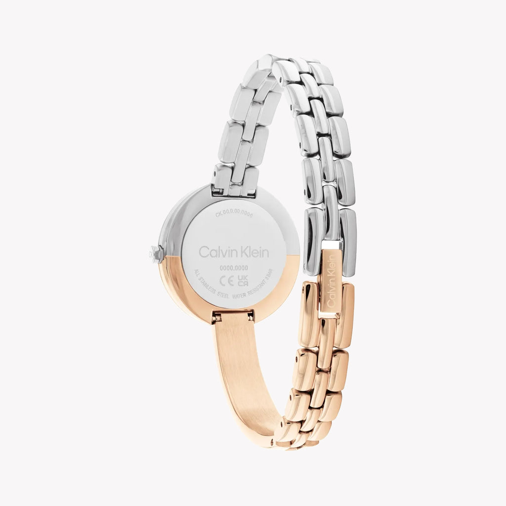 Ck Calvin Klein Women's Silver & Rose Gold Watch | 25200281