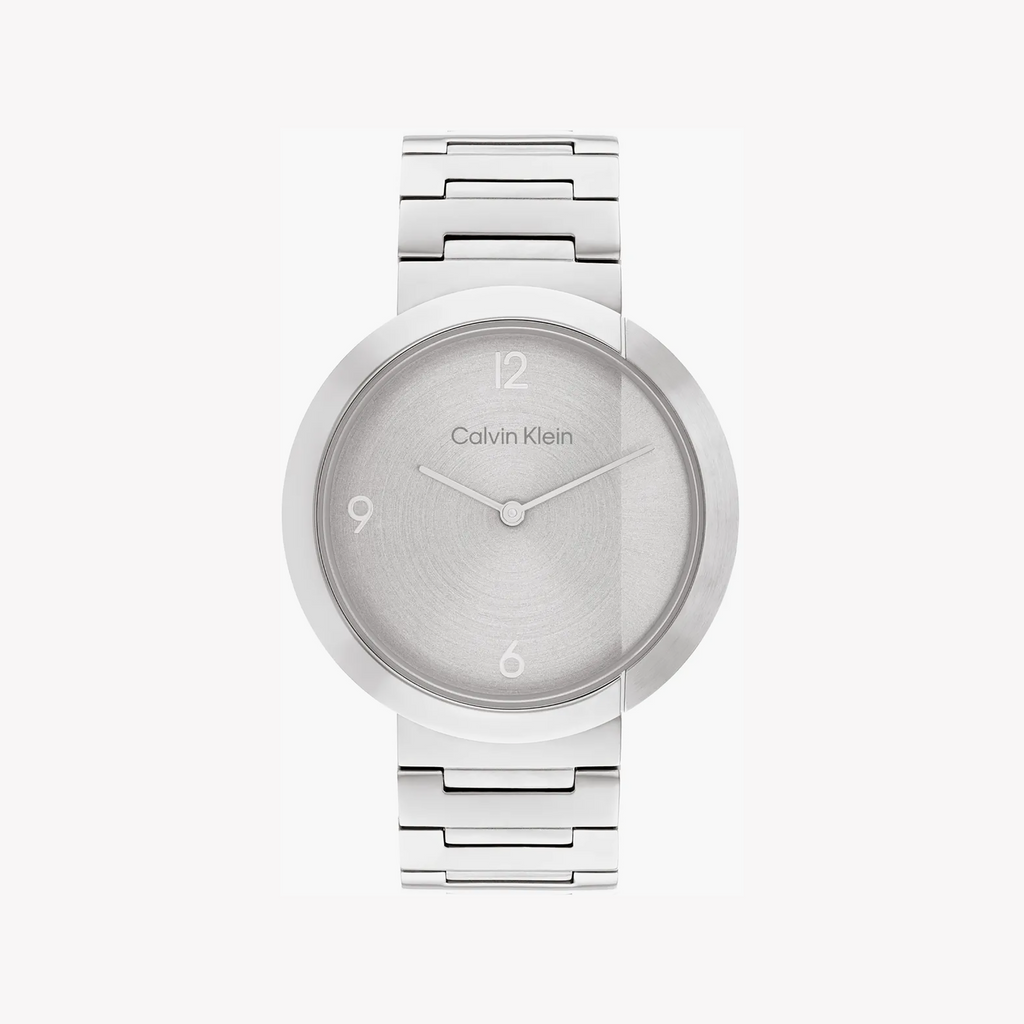 Ck Calvin Klein Women's Silver Watch | Model 25200289