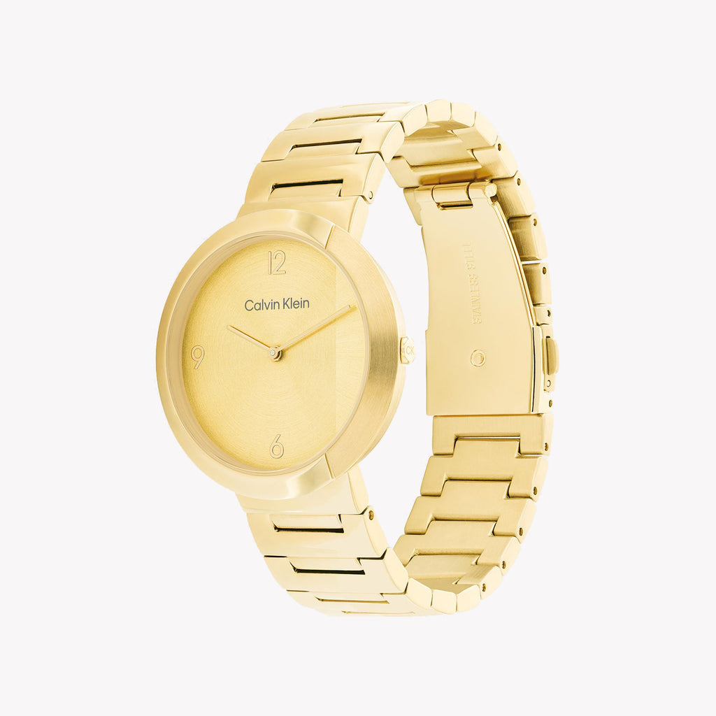 Ck Calvin Klein Women's Gold Watch, Stainless | 25200290