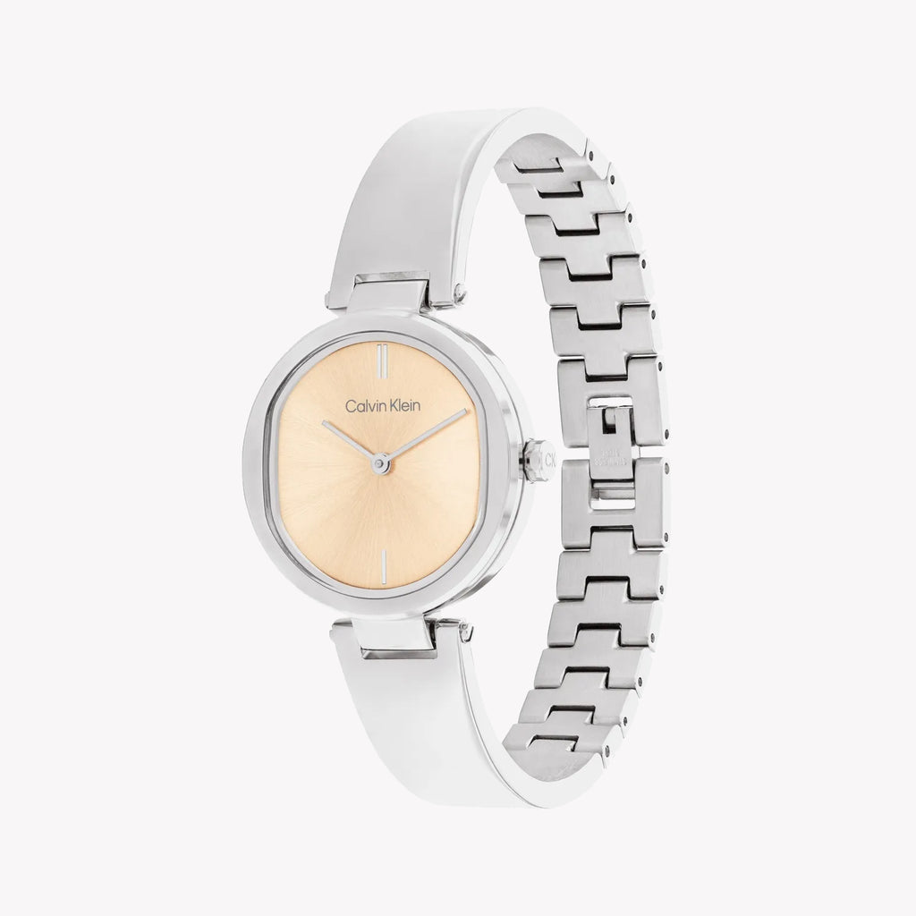Ck Calvin Klein Women's Silver/Rose Gold Watch | 25200311
