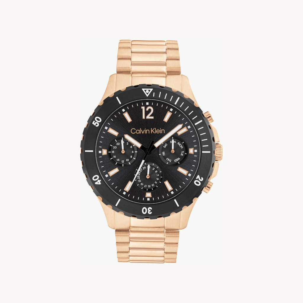 Ck Calvin Klein Men's Rose Gold Quartz Watch | 25200315