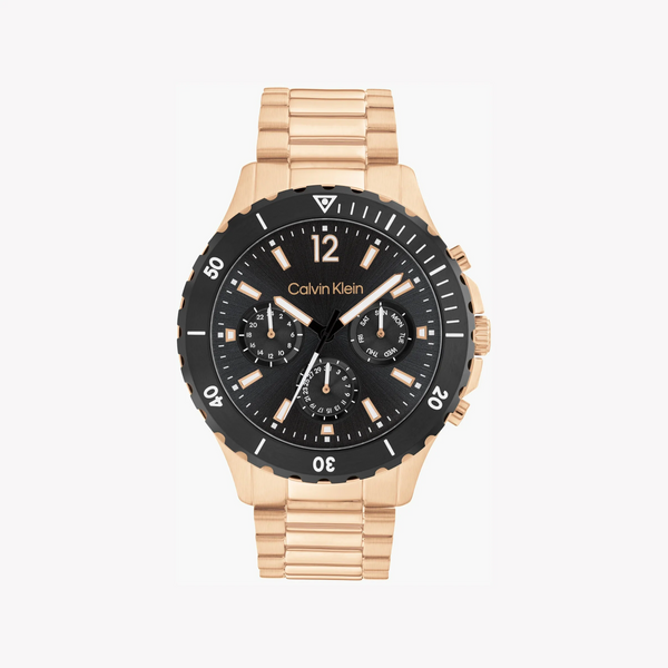Ck Calvin Klein Men's Rose Gold Quartz Watch | 25200315 by i-watch