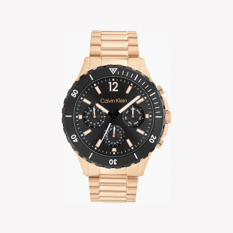 Ck Calvin Klein Men's Rose Gold Quartz Watch | 25200315 by i-watch