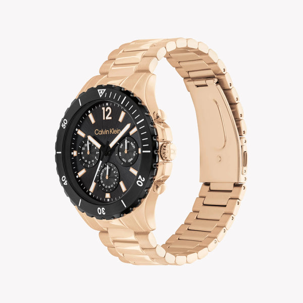 Ck Calvin Klein Men's Rose Gold Quartz Watch | 25200315 by i-watch