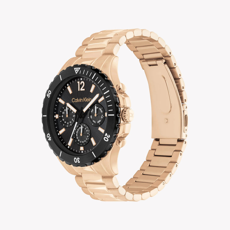 Ck Calvin Klein Men's Rose Gold Quartz Watch | 25200315 by i-watch