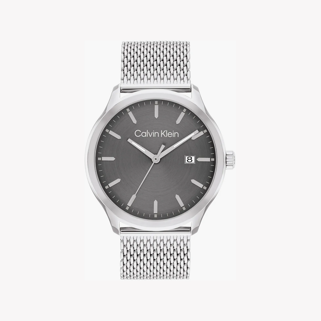 Ck Calvin Klein Men's Silver Watch | 25200352