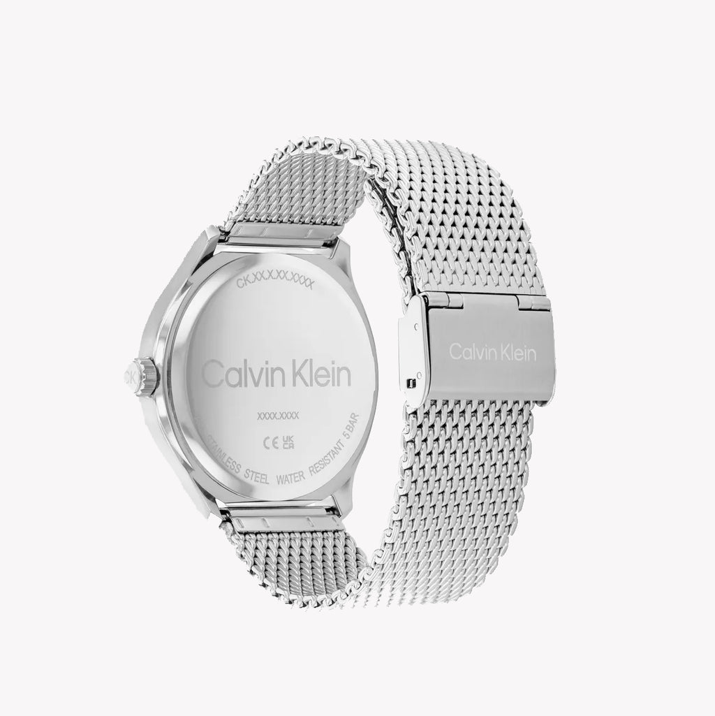 Ck Calvin Klein Men's Silver Watch | 25200352