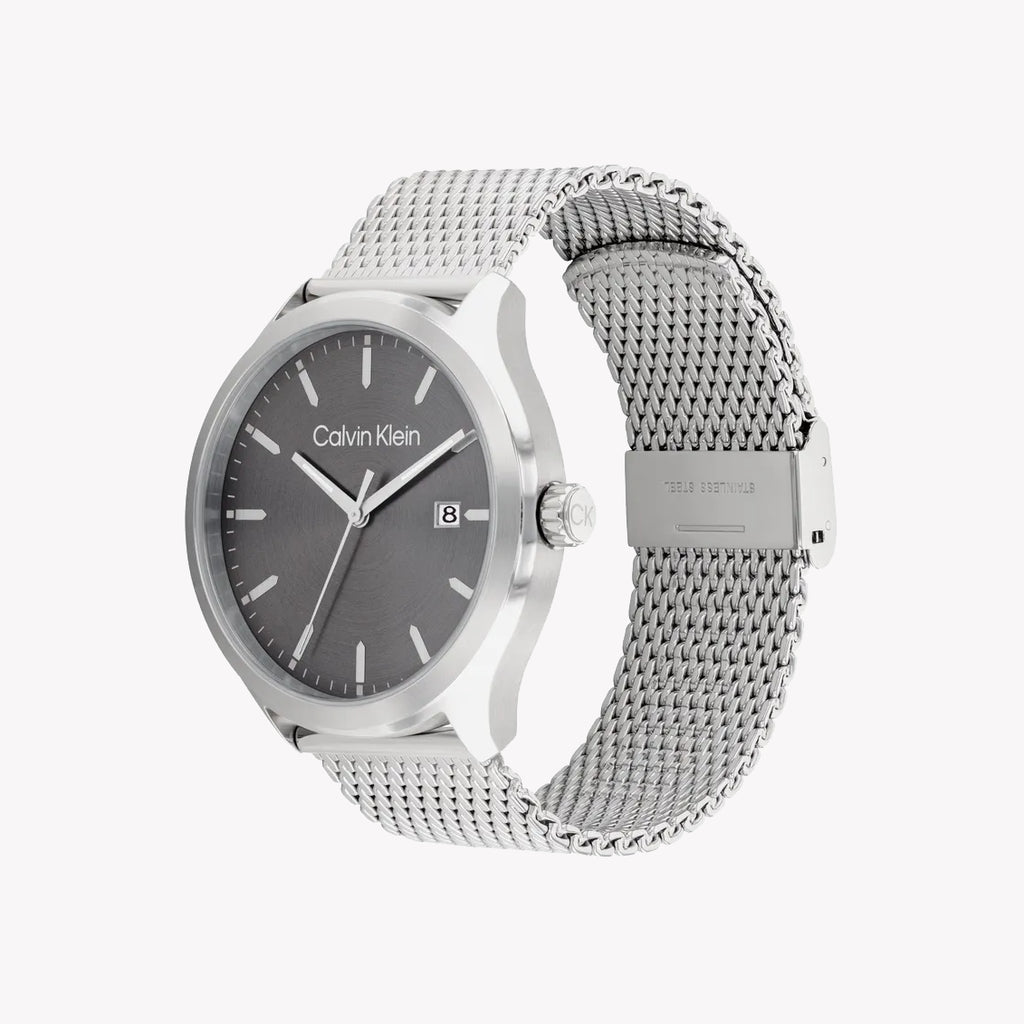 Ck Calvin Klein Men's Silver Watch | 25200352