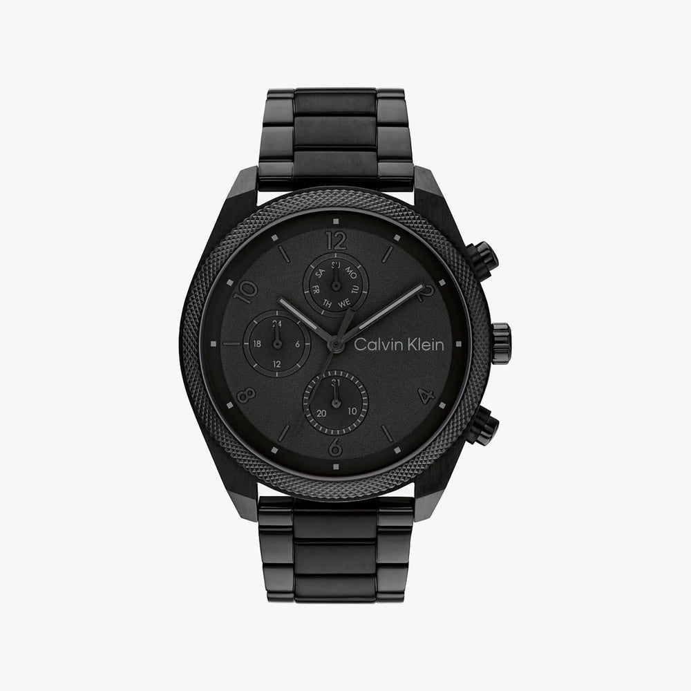 Ck Calvin Klein Men's Black Steel Watch | 25200359 by i-watch