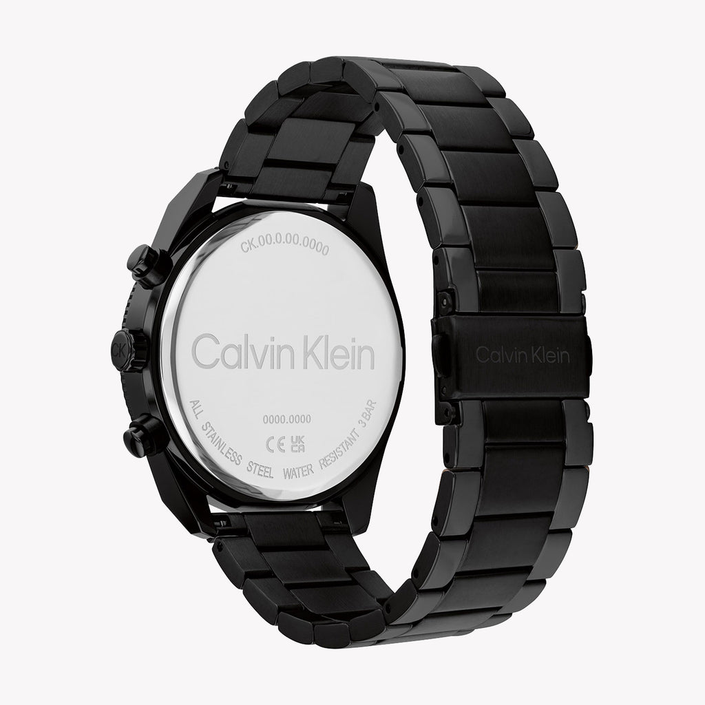 Ck Calvin Klein Men's Black Steel Watch | 25200359