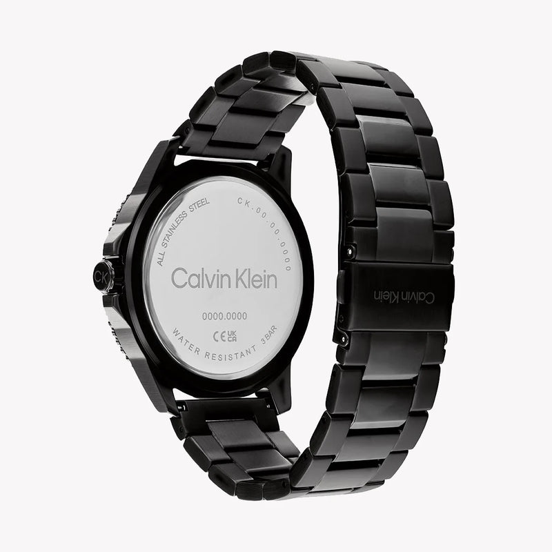 Ck Calvin Klein Men's Black Stainless Steel Watch | 25200382 by i-watch