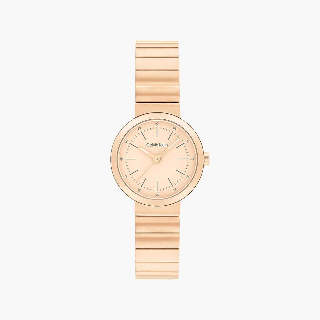 Ck Women's Rose Gold Quartz Watch | Model 25200411