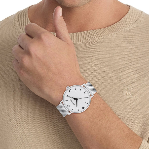Ck Calvin Klein Men's Silver Stainless Steel | 25200433 by i-watch