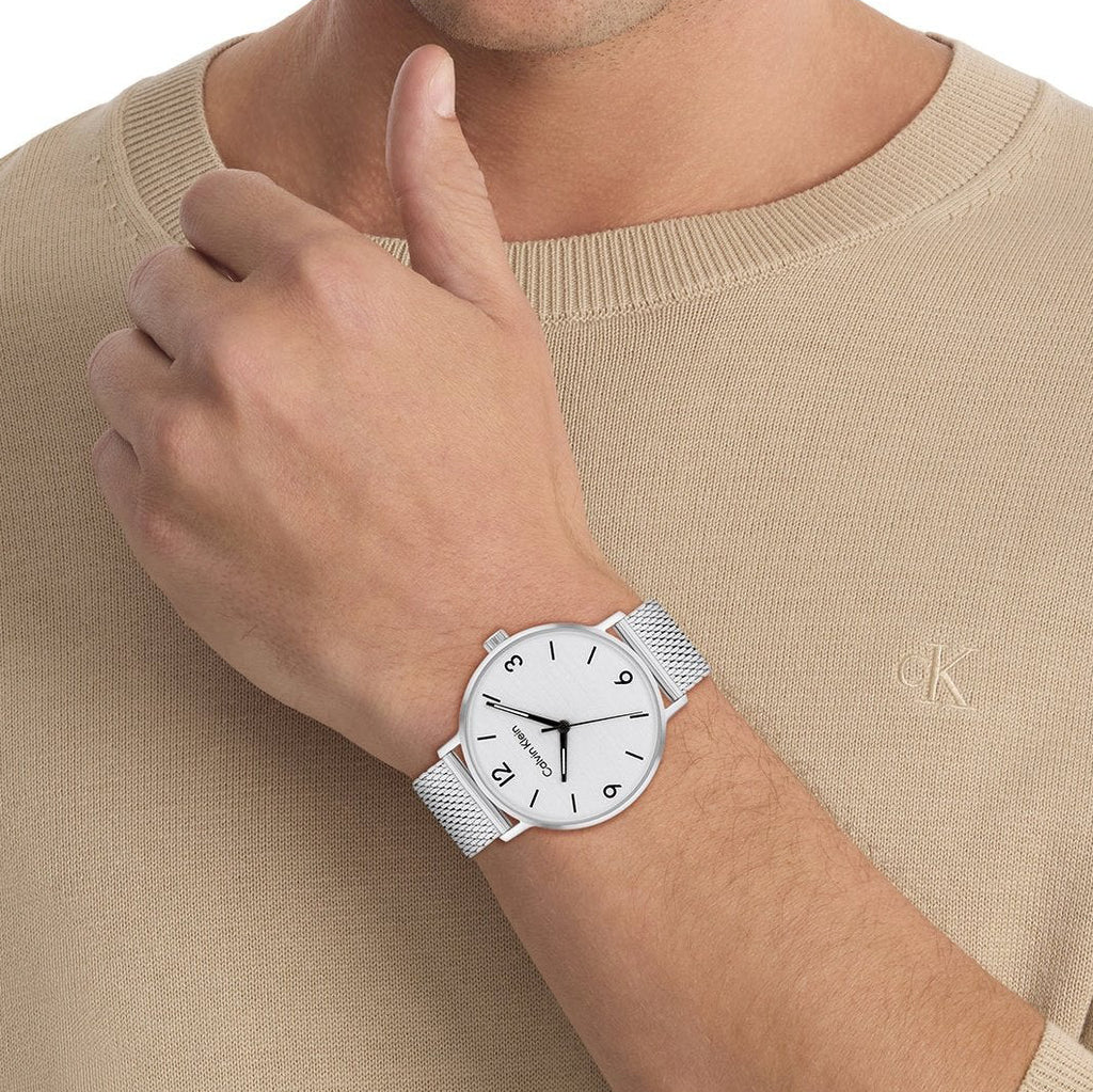 Ck Calvin Klein Men's Silver Stainless Steel | 25200433