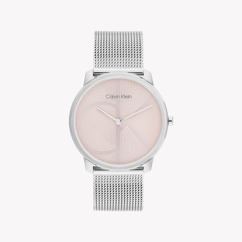 Ck Calvin Klein Women's Silver/Pink Watch | 25300015 by i-watch