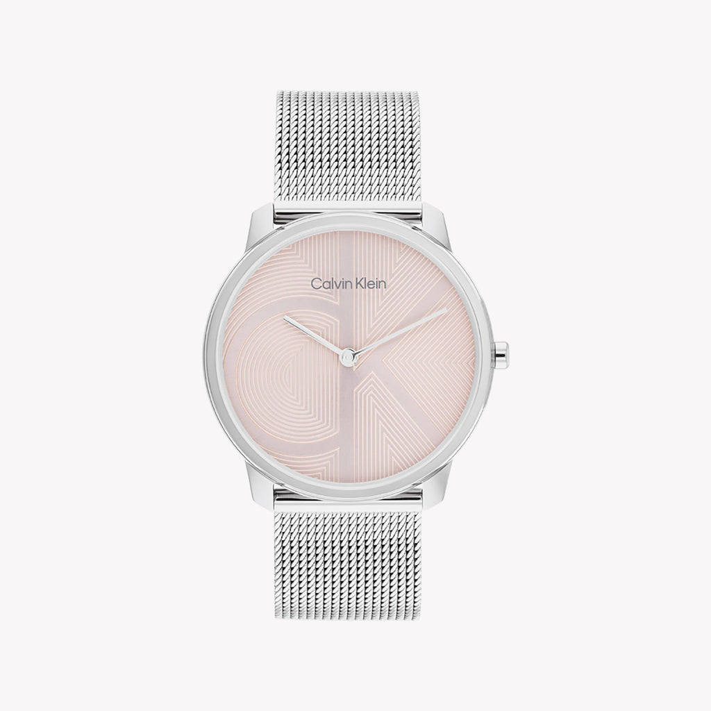 Ck Calvin Klein Women's Silver/Pink Watch | 25300015
