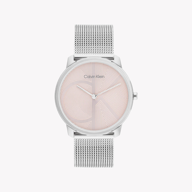 Ck Calvin Klein Women's Silver/Pink Watch | 25300015 by i-watch