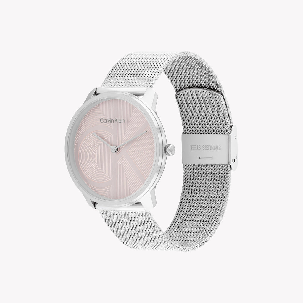 Ck Calvin Klein Women's Silver/Pink Watch | 25300015