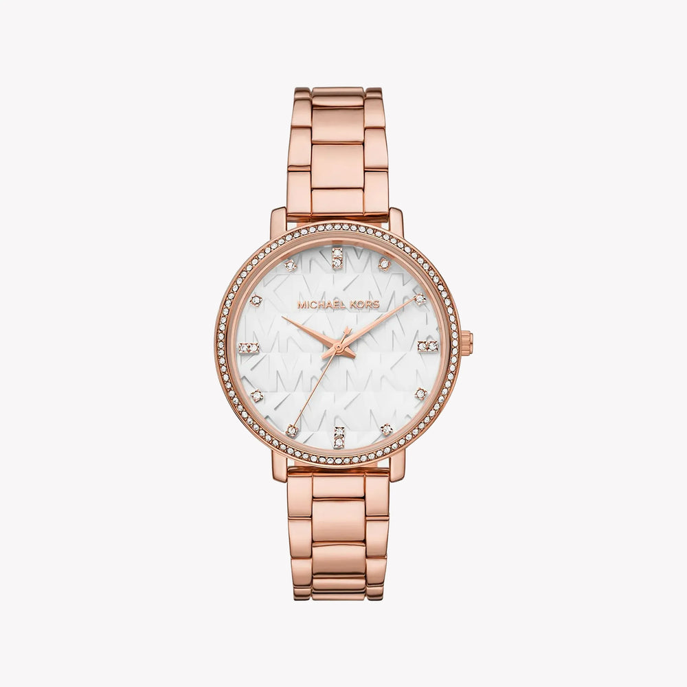 Michael Kors Women's Rose Gold Watch, White Dial | Mk4594 by i-watch