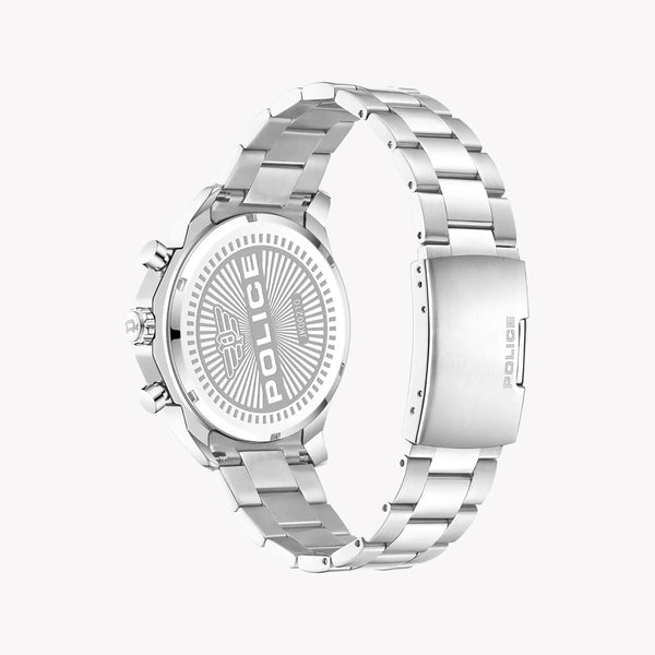 Police Men's Silver Stainless Steel, Blue Dial | Pewjk0021004 by i-watch