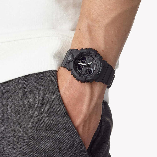 Casio Men's Black Resin Watch, Black Dial | Gba-800-1aer by i-watch