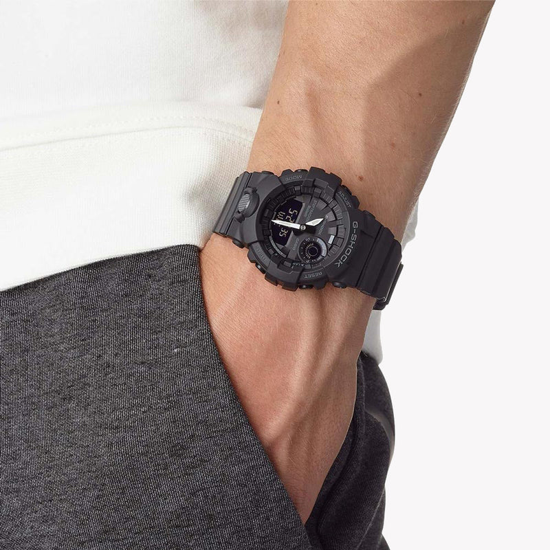 Casio Men's Black Resin Watch, Black Dial | Gba-800-1aer by i-watch