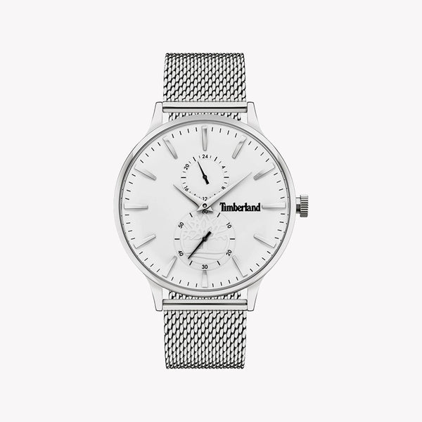 Timberland Men's Silver Stainless Steel Watch, White Dial | Tdwjk2001101 by i-watch