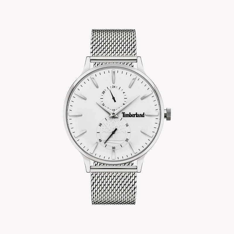 Timberland Men's Silver Stainless Steel Watch, White Dial | Tdwjk2001101 by i-watch