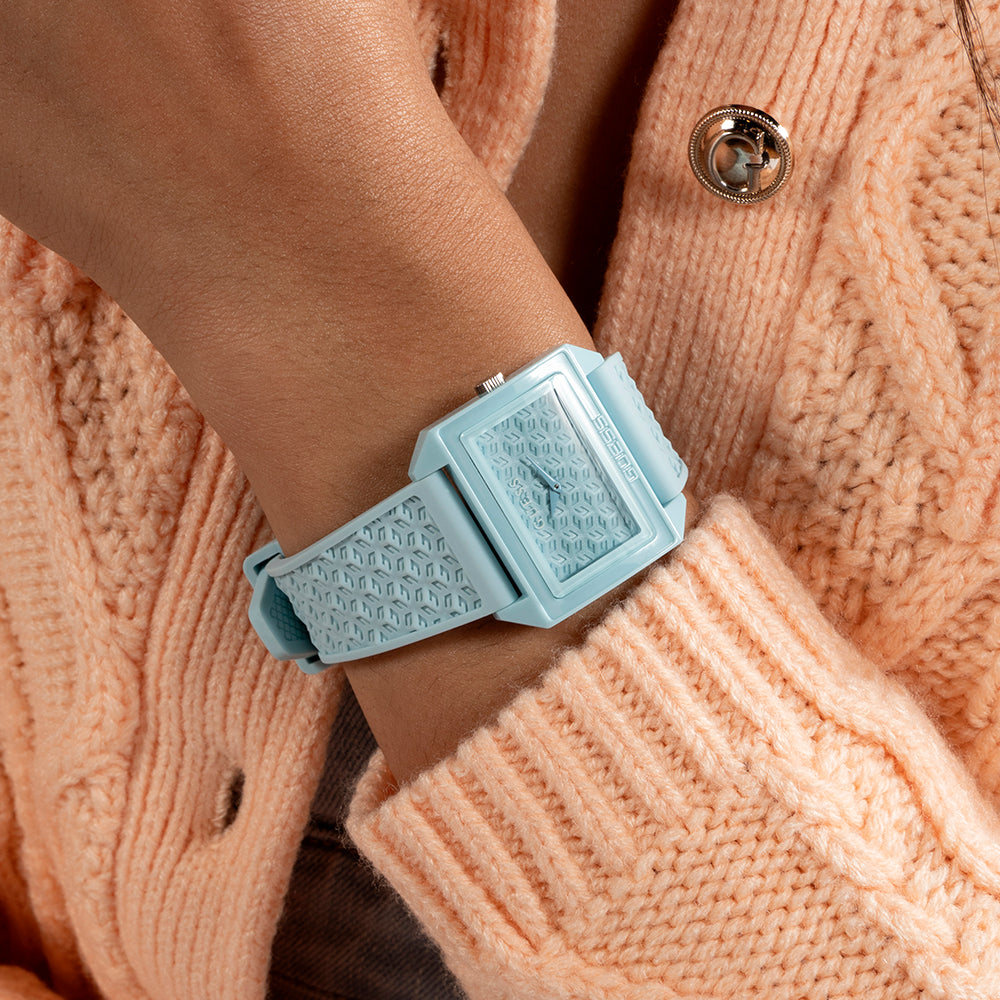 GUESS GW0677L3 TURQUOISE SPLASH - VIBRANT WOMEN'S WATCH WITH BIOMATERIAL BAND-i-Watch-5