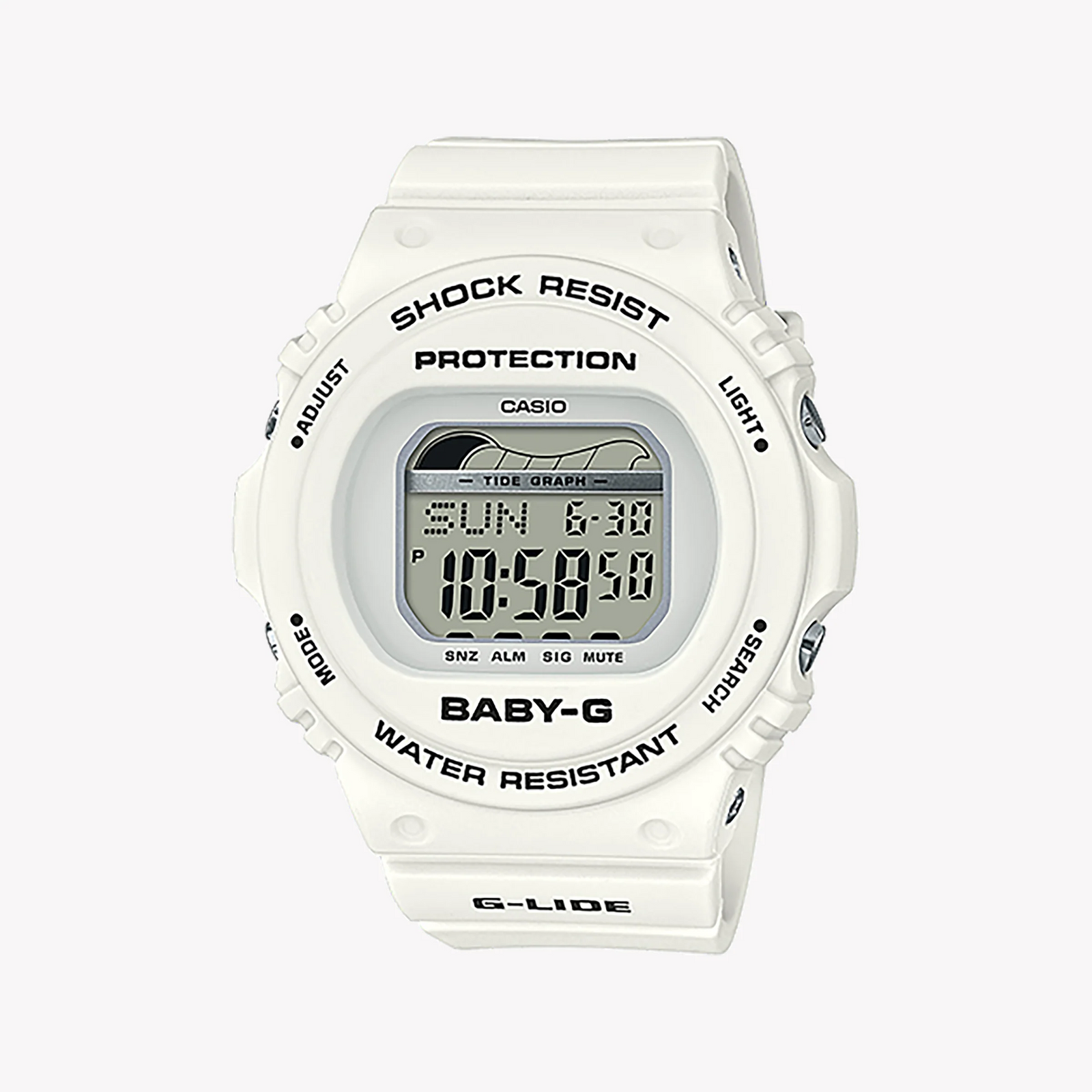 Casio Baby-G Blx-570-7dr Adventure Time - Stylish White Resin Women's Watch by i-watch