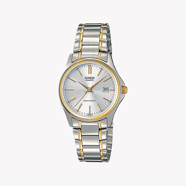 Timeless Elegance Women's Silver Watch, Stainless Steel | Ltp-1183g-7adf by i-watch