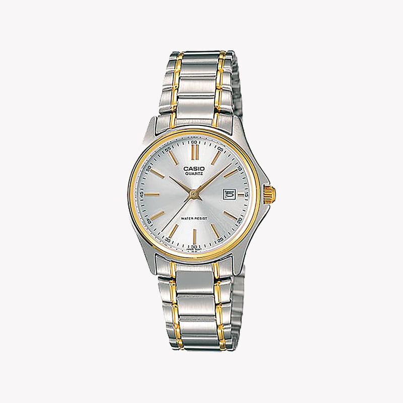 Timeless Elegance Women's Silver Watch, Stainless Steel | Ltp-1183g-7adf by i-watch