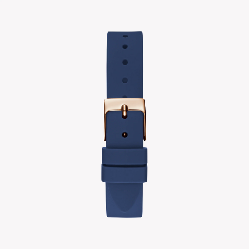 Guess Women's Rose Gold Watch, Blue Silicone Band | Gw0356l1 by i-watch