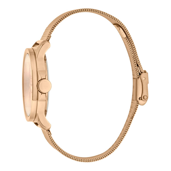 Esprit Women's Watch With Rose Gold Stainless Steel Case And Rose Gold Stainless Steel Band by i-watch