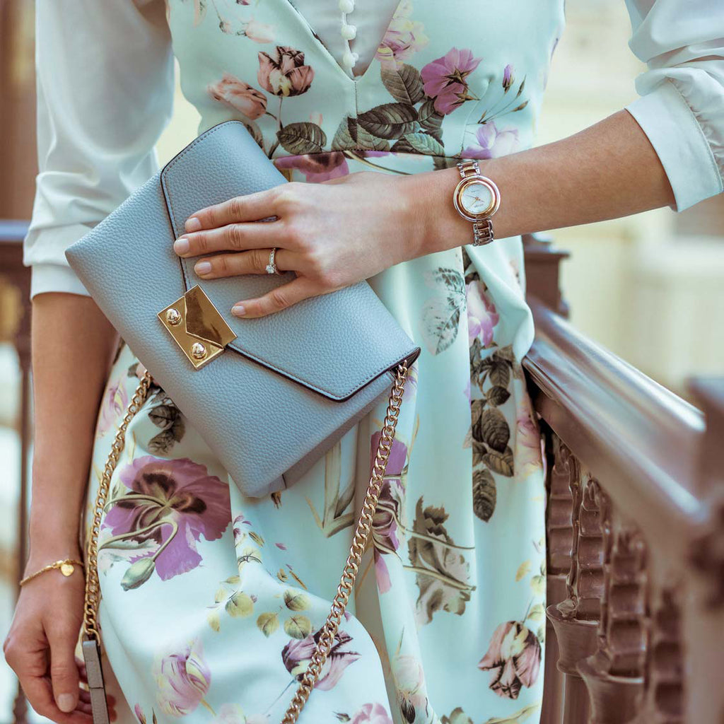 CITIZEN Eco-Drive EM0666-89D RADIANT CHARM - ELEGANT LIGHT-POWERED WOMEN'S WATCH in Silver & Rose Gold-i-Watch-6