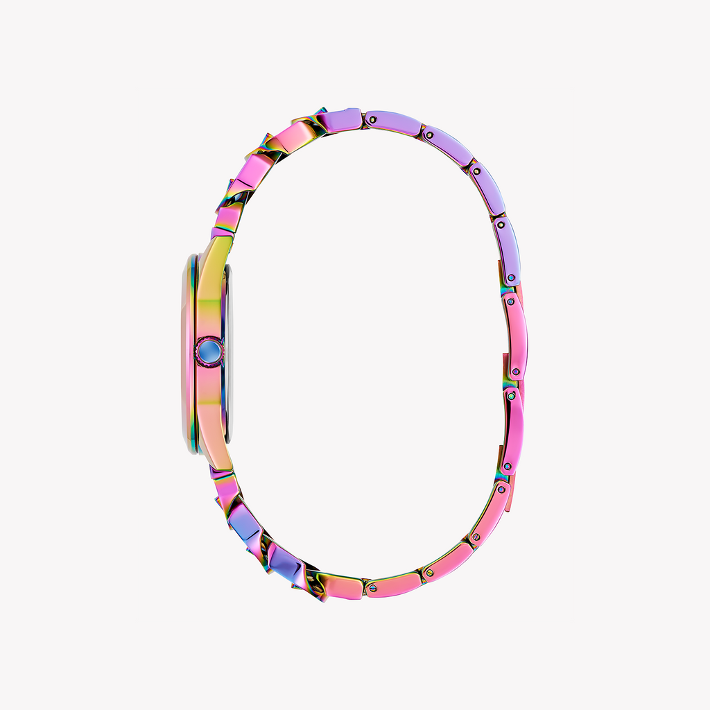 GUESS GW0546L3 - VIBRANT CHARM WOMEN'S TIMEPIECE WITH PINK STAINLESS STEEL & MULTICOLOR BAND-i-Watch-2