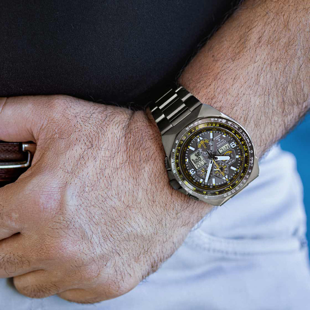 Citizen Men's Black Stainless Steel Watch, Black Dial | Jy8127-59e