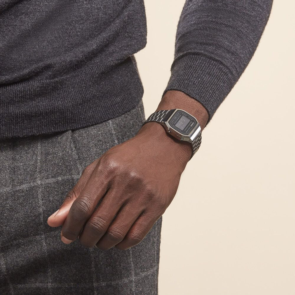 CASIO A168WEGG-1BEF - ELEGANT TIMEPIECE FOR MODERN LIVING - UNISEX METAL WATCH-i-Watch-5