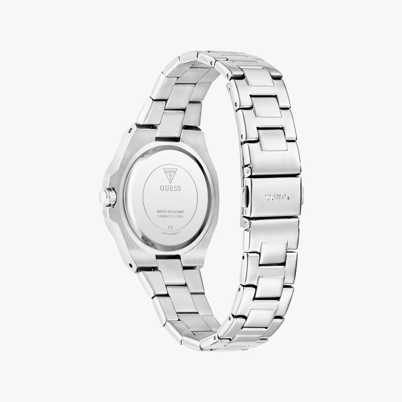 Guess Women's Silver Stainless Steel Watch, Silver Dial | Gw0877l1 by i-watch