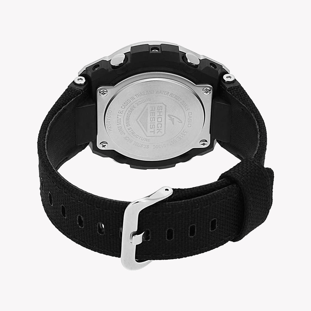 CASIO G-SHOCK GST-S130C-1ADR SPORTY ELEGANCE - MEN'S WATCH WITH STAINLESS STEEL CASE AND BLACK LEATHER BAND-i-Watch-6