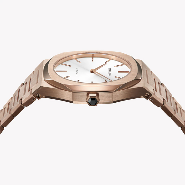 D1 MILANO Women's Rose Gold Watch, Silver Dial | D1-UTBL09 by i-watch