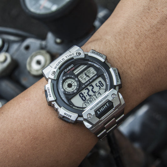 CASIO AE-1400WHD-1AVDF ADVENTURE READY - STYLISH MEN'S DIGITAL WATCH WITH WATER RESISTANCE & LED BACKLIGHT-i-Watch-5