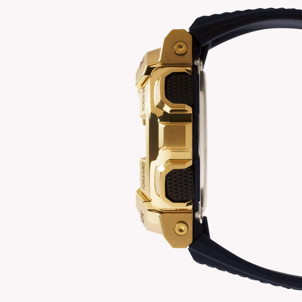 G-Shock Men's Gold & Black Watch, Resin Band | Gm-110g-1a9dr by i-watch