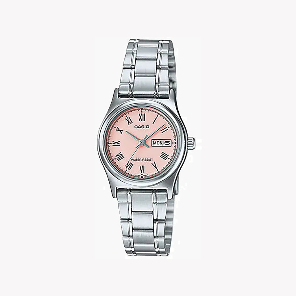 CASIO Women's Watch with Silver Chrome Plated Case and Silver Stainless Steel Band-i-Watch-3