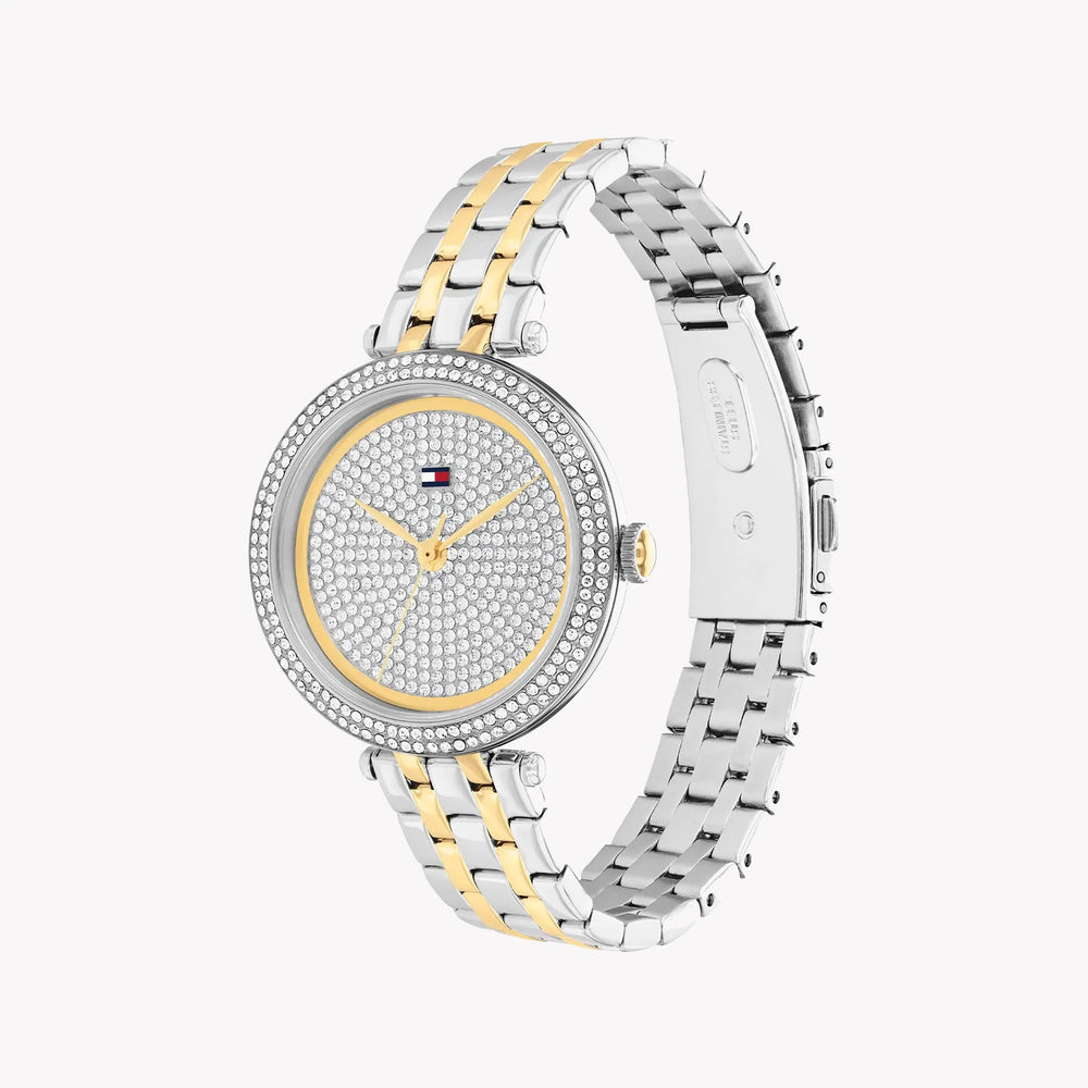 Tommy Hilfiger Women's Silver & Gold Watch, 34 mm Case | 1782760 by i-watch